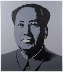 Buy Andy Warhol Mao Zedong Silkscreen Authentic Painting Hokkaido Gallery • 1,016.16£