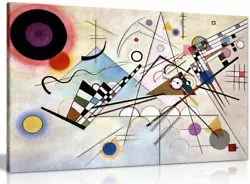 Buy Wassily Kandinsky Composition Viii Canvas Wall Art Picture Print • 24.99£