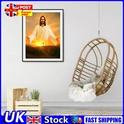 Buy Diamond Painting Jesus Full Round Drill Rhinestone Kit(w043) UK • 6.49£