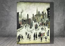 Buy L. S. Lowry St Michael And All Angels CANVAS PAINTING ART PRINT POSTER 1858 • 7.01£