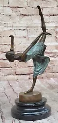 Buy Original Artwork By Aldo Vitaleh: Handmade Ballerina Bronze Sculpture Artwork • 244.17£