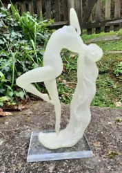 Buy Art Femail Statue Made To Look Like Glass In Good Condition • 90£