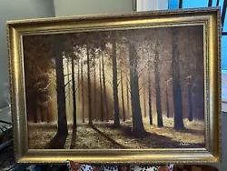 Buy Oil Painting, Woodland Landscape, Signed By The Artist … L E Ford • 25£