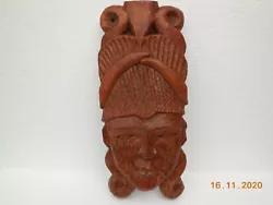 Buy Heavy, Solid Wood Tribal Face Carving • 23£
