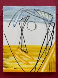 Buy BARBARA HEPWORTH -OIL ON ORIGINAL CANVAS FROM THE 60s • 959.93£