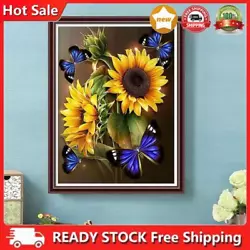 Buy Paint By Numbers Kit DIY Sunflower Oil Art Picture Craft Home Decoration (4) • 6.83£