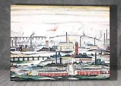 Buy L. S. Lowry Industrial Landscape CANVAS PAINTING ART PRINT POSTER 1867 • 6.99£