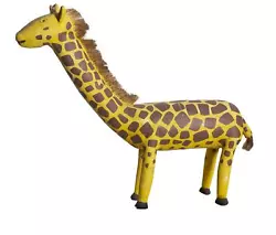 Buy David Max Alvarez, Giraffe, Carved Wood, Bristles And Paint • 1,594£