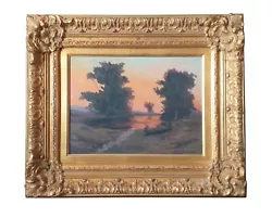 Buy Landscape Oil Painting Of The Countryside In A Gold Frame, Art , ANTIQUE • 3,900£
