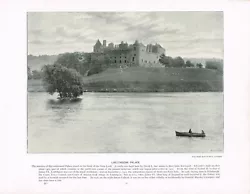 Buy Linlithgow Palace Midlothian Scotland Antique Print Old Picture C1900 PS#33 • 5.99£