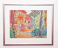 Buy 1924  ️∐️∐️ Original Pastel  Villa In The Green  By Paul Frost  ️∐️−️ • 5,053.23£