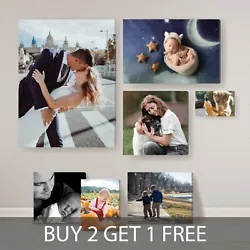 Buy Personalised Canvas Photo Canvas Print Framed Ready To Hang A0 A1 A2 A3 A4 • 8.99£