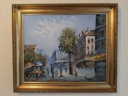Buy Framed Painting - Paris Street Landscape - Burnett • 35£