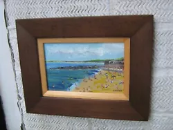 Buy Porthgwidden Beach-original Painting By Me,in Vintage Frame -positive Vibes! • 31.50£