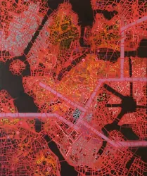 Buy Stanza British Contemporary Art Abstract City Surveillance Landscape Keep Going • 10,000£