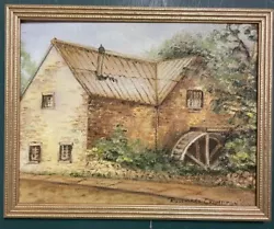 Buy Small Original Oil On Board Painting In Gold Gilt Style Frame, Signed • 0.99£