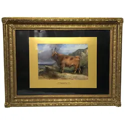 Buy 19th Century Scottish Highland Painting Cattle By Aster Richard Chilton Corbould • 3,900£