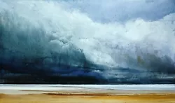 Buy Original Scottish Art  - Oil Painting -  Storm  Clouds Gather • 160£