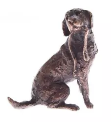 Buy Butler & Peach Detailed Small Solid Bronze Labrador Dog • 32.50£