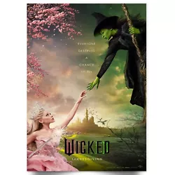 Buy Wicked Movie Poster 2024 - Wizard Of Oz Movie Film Print - A5 A4 A3 A2 A1 • 6.99£
