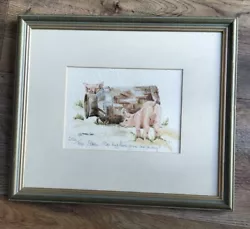 Buy Sandra Coen Limited Ed Signed Print 254/850  Do My Ears Give Me Away” Pigs • 12.99£