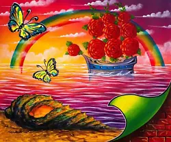 Buy Eugene Poliarush- Original Oil On Canvas  Rainbow  • 3,013.77£