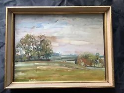 Buy Impressionist Oil Painting Landscape Amy Watt Dedham Suffolk . • 275£
