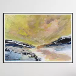 Buy Painting Original Abstract Landscape  • 15£