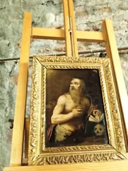Buy Antique Unique Religious Oil On Copper Painting Gilt Wood Frame 18th Century • 2,300.98£