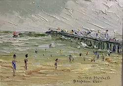 Buy Contemporary British Impressionist Oil Painting Brighton Pier Certified Framed. • 0.99£