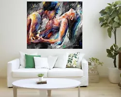 Buy Leonid Afremov PURE PASSION  Painting Canvas Wall Art Picture Print HOME DECO • 44£