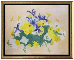 Buy Sally Michel Avery Original Painting Oil On Board Signed Floral Framed Artwork • 14,224.74£