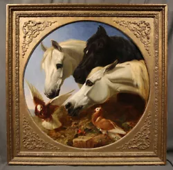 Buy  Follower Of  John Frederick Herring The Elder  Horses And Doves At A Trough  • 10,261.67£