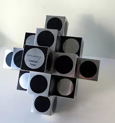 Buy VICTOR VASARELY- Kroa 1968  Sculpture Wood And Aluminium Plates-Signed 1968 • 6,299.96£