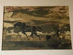 Buy Original Painting Horse Ploughing Field Signed 69 • 35£