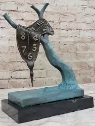 Buy Salvador Dali Greatest Surrealist Hot Cast Bronze Sculpture Marble Base Figures • 157.25£