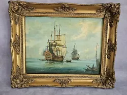 Buy David Harrison Wright Oil Painting  Sailing Vessel Rose  • 60£