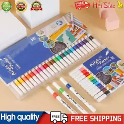 Buy Acrylic Drawing Pen Art Crafting Supplies DIY Sketch Pen Waterproof Set For Wood • 5.97£
