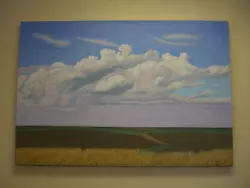 Buy Clouds Over Des Moines, Denise Natanson-Marcus Signed/OoC; 47 X32  -1984 • 1,922.42£