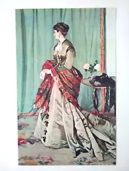 Buy Claude Monet Vintage O/S Lithograph Lithography Woman Shawl French Painting • 30£