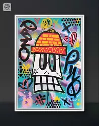 Buy Original Graffiti Art Signed Painting Rare London Street Artist A3 Pino • 100£