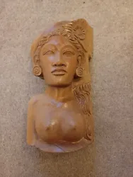 Buy Balinese Indonesia Wood Carved Bust  • 19.99£