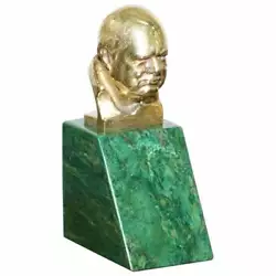 Buy Rare Asprey & Co Oscar Nemon 1967 18ct Gold Minature Bust Of Winston Churchill  • 25,000£