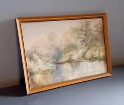 Buy A Superb Original Antique/Vintage Framed Watercolour Landscape Painting • 22£