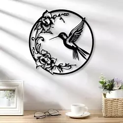 Buy Metal Wall Art Decoration Wall Bird Silhouette For Hallway Yard Bathroom • 13.12£