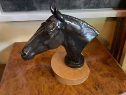 Buy Quality Solid Lost Wax Bronze Horse Head 'Mandarin' By William Newton (b1959) • 475£