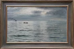 Buy JOSEPH HENDERSON SCOTTISH 19th CENTURY ART IMPRESSIONIST MARINE OIL PAINTING • 6,800£
