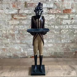 Buy Tall Monkey Butler Waiter Sculpture Ornament Ape Gorilla Hall • 79.99£