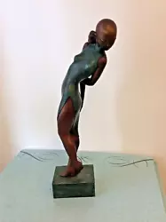 Buy Bronze  Woman In Dress By Sculpture Le Bao • 525£