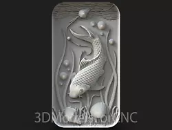 Buy 3D Model STL File For CNC Router Laser & 3D Printer Fishing 4 • 2.47£